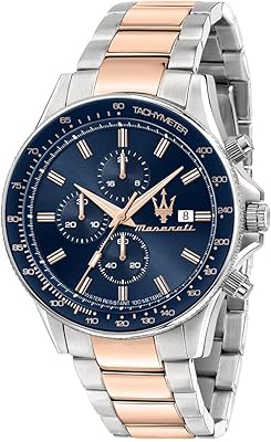 Sveda chronograph watch for men 44 mm, silver color, chronograph, silver, chronograph.. DIAYTAR NIGERIA: Your partner in affordable online retail with reliable delivery across the nation.