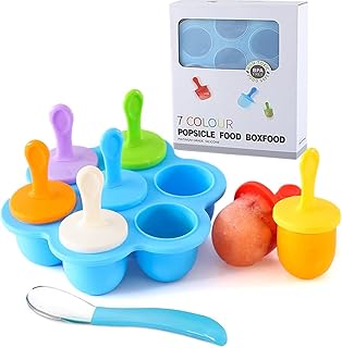 Silicone ice cream molds, ice molds, homemade food storage container, children's ice cream molds - BPA without BPA (blue).. From essentials to electronics, DIAYTAR Nigeria ships your order in no time.