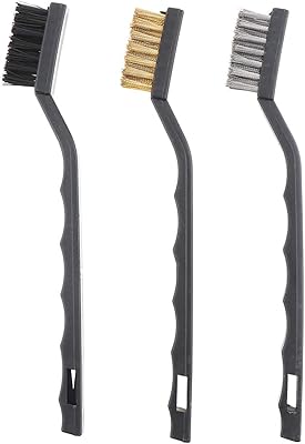 CHGIMBOSS - Set of 3 mini metal brushes, nylon metal brush, brass and stainless steel to clean the welding, challenge slag and rust.. Join the movement — fast, affordable shopping only at DIAYTAR Nigeria.