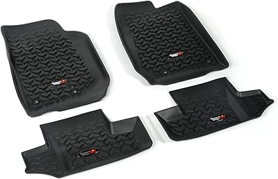 Floor carpet 2 doors Jeep Wrangler JK, 12987.03, front/rear, 2007-2018 of Rugged Ridge.. DIAYTAR NIGERIA: Where every purchase is affordable and delivery is always within a week.