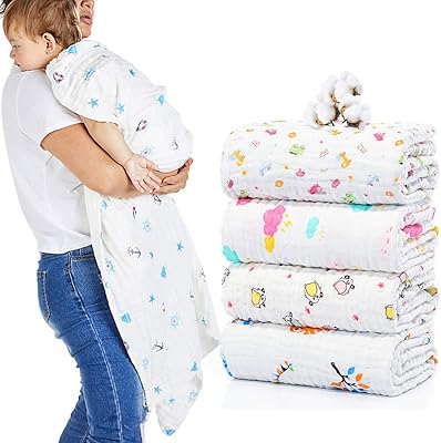 Baby Towels for Baby Mousseline Towels 100% Natural Antibacterial Cotton.. Your digital shopping destination, DIAYTAR NIGERIA combines variety with affordability and quick delivery.