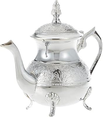 Shalo 4cc Flower Deco teapot with stainless steel handle (TP-B071-BC-4CC).. Get what you need, when you need it — DIAYTAR Nigeria delivers fast.