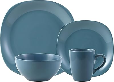 Square table service 16 pieces bestone, sandstone, plates and bowls, dishes, service for 4, blue.. Nigeria's e-commerce leader delivers unmatched variety and value to your doorstep in just 5-8 days.