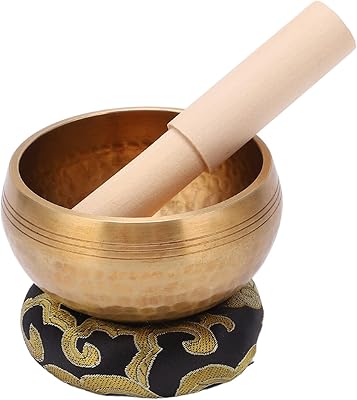Set of Tibetan singing bowls portable sound bowl handmade for meditation.. Get everything you need without leaving your home. DIAYTAR Nigeria offers a seamless shopping experience and delivers your orders quickly and reliably.