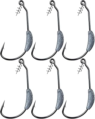 6 pieces of Endless Light Large Fish Fishing Hook Crank Tightening Hook with locking by torsion equipment outdoors for boat for boat.. Your e-commerce hub for everything — DIAYTAR Nigeria has you covered.