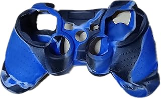 IWINNER flexible silicone rubber protective cover compatible with Sony PlayStation 3, PlayStation 3 and PlayStation 2 without wire (black and blue).. With DIAYTAR Nigeria, your wishlist becomes reality, fast.