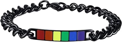 Guangming-Simple rainbow lovers bracelets, couple jewelry, ideal gift for a birthday.. DIAYTAR NIGERIA combines affordability with convenience, delivering your purchases within 5-8 days.