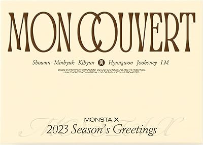 Monsta-X 2023 Seasons Greetings: My cover [Desk Calendar Ver.] + Seller photo and self-adhesive set.. DIAYTAR NIGERIA: Bridging the gap between consumers and quality products with affordable nationwide shipping.