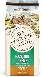 Coffee decaffeinated with New England hazelnut cream, ground, 10 ounce bags (3).. From tech to toiletries, DIAYTAR Nigeria delivers without delay.
