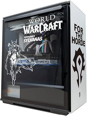 WORLD OF WARCRAFT computer housing sticker, creative graffiti decorative stickers for game computer (black and white).. Shop electronics, clothes, and everything in between on DIAYTAR Nigeria.