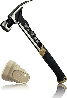 SPEK OPS M22CF-S carpenter hammer, 22 oz, riveted label, strawberry face, hammer absorbing shocks, 3 % donation to veterans, black/dark beige.. DIAYTAR NIGERIA brings the marketplace experience online with affordable and reliable delivery service.