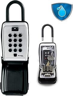 Portable key safe with Master Lock button with handcuffs, average size 175 x 79 x 52 mm, outdoor use, for the house, the office, the industry and the vehicles.. DIAYTAR NIGERIA makes online shopping accessible with our budget-friendly prices and reliable shipping.