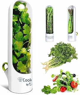 COOK IT WELL® herb container, herbs storage container, keep the fresh vegetables in the refrigerator, herbs container for coriander, mint, parsley and asparagus.. Great products, lower prices, fast delivery — DIAYTAR Nigeria has it all.