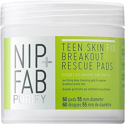 NIP + Fab Teen Skin Fix Zero Procut Rescue Coussinets for the face with acid.. DIAYTAR NIGERIA delivers affordability and convenience with every purchase, shipped within the week.