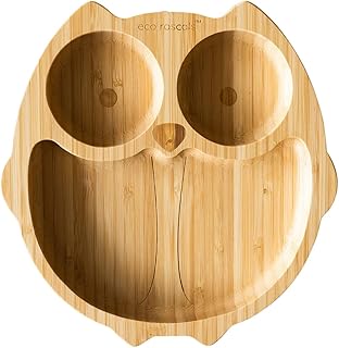 Eco Rascals natural bamboo ties for toddlers | Owl -shaped suction plate | Fixed withdrawal plaque in three sections | removable suction base.. The best online shopping experience in Nigeria — DIAYTAR delivers it all.