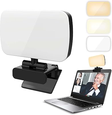 Videoconferencing lighting kit, high power rechargeable castwave lamp with front and rear clip, with 3 lighting modes for zoom meetings, remote work, makeup, diffusion and vlogging.. Enjoy deals you can’t resist and delivery you can trust — DIAYTAR Nigeria.