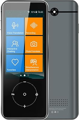 Language translation device, portable vocal translator from 107 languages ​​with touch screen, instantaneous translation device for learning a second language, travel, international trade.. Shop with purpose at DIAYTAR NIGERIA and discover a world of products at budget-friendly prices.