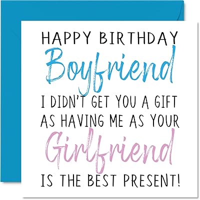 Fun birthday cards for happy birthday boyfriend without gift small card.. Fast, easy, and affordable — that’s shopping the DIAYTAR Nigeria way.