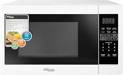 Compact Super General Compact Microwave oven, 900 W power, 1,000 W grid, digital control, SGMM-935-DGW, white/black, 59.1 x 46.3 x 38 cm, 1 year warranty.. Experience the DIAYTAR difference with our vast product selection and delivery within 5-8 days.