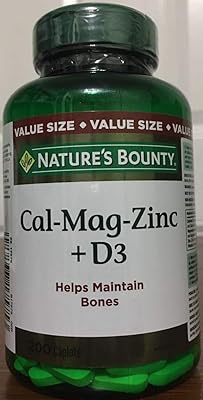 Nature's Bounty Calcium Magnesium Zinc with vitamin D3 200 capsules (packaging.. DIAYTAR NIGERIA: Bringing quality products to every Nigerian home at prices everyone can afford.