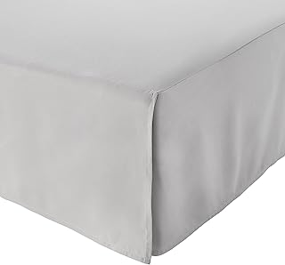 Amazonbasics Light Light Light Bed Skirt, Light gray.. DIAYTAR NIGERIA: Where every click leads to affordable purchases delivered promptly to your door.