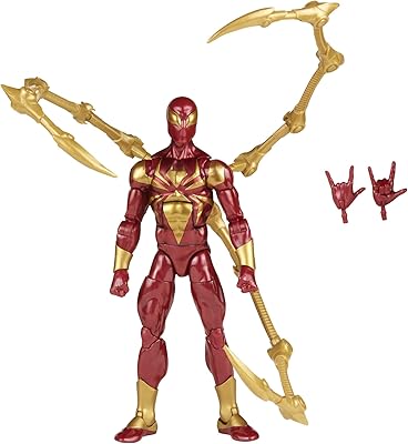 Marvel Legends Spider-Man articulated figurine 6 inch, includes 2 accessories.. DIAYTAR NIGERIA delivers affordability and convenience to your doorstep within 8 days of purchase.
