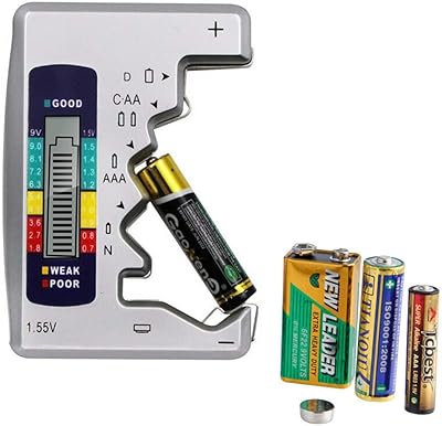 Universal battery tester, LCD LCD LCD screen for constant battery card on several levels, versatile cell tester for AAA C d 9V 1.5v button battery.. Get what you need, when you need it — DIAYTAR Nigeria delivers fast.