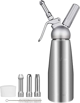 Siosi whipped cream distributor | + 3 stainless steel decoration nozzles makes the chipped chick and more in core.. Shop from our extensive catalog at DIAYTAR NIGERIA and enjoy doorstep delivery in just 5-8 days.