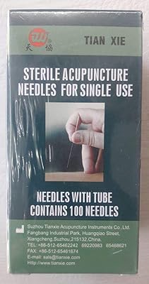 Physiotherapy needles for physiotherapy tube package of 100 disposable pieces (0.25 x 0.75 mm/ 2 1/2 inches).. DIAYTAR NIGERIA: Bringing quality products to your doorstep at prices that won't break the bank.