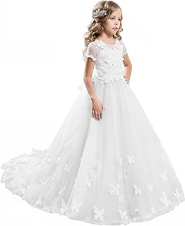 Elegant long lace dress decorated with flowers for weddings, birthdays and festivals.. DIAYTAR NIGERIA: Where quality meets affordability, with thousands of products delivered in less than 8 days.