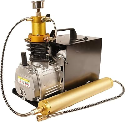 PCP air compressor, high pressure electric air pump 4500PSI 30MPSI for pneumatic bottle inflator, diving inventor rifle, fire fighting, pressure and leakage test.. Shop with confidence at DIAYTAR NIGERIA, Nigeria's premier affordable e-commerce platform.