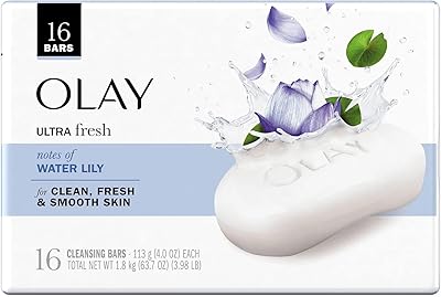 Ultra fresh cleaning soap Olay, water lily, 4 ounces (package of 16).. DIAYTAR NIGERIA delivers on our promise of variety, affordability, and prompt nationwide shipping.