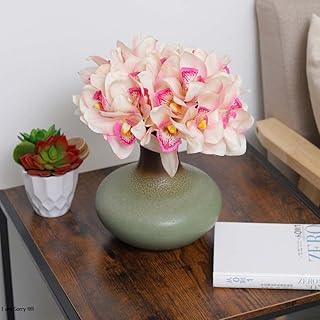 Yatai 4 lots of artificial cymbidium orchid flowers with real touch, wholesale of false orchid flowers for weddings, bridal bouquets, arts, crafts and projects decorations (Rose, 4).. Order today, receive in days — DIAYTAR Nigeria makes it possible.