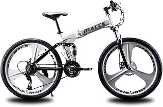 Folding mountain bike 24 Variable speeds 24 speeds double absorption of 24 inch 24 -inch 24 -speed white mountain bikes 24 speeds 24 speeds.. DIAYTAR NIGERIA brings the market to your fingertips with affordable prices and swift delivery services.