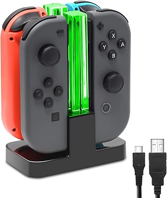 Quick loading base compatible with Nintendo Switch for Joy-Con controller and OLED model with LED indicator for floor lamp, loading base compatible with Joy-Con with loading cable.. Shop smart, shop DIAYTAR — Nigeria’s trusted e-commerce site.