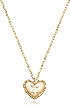 Tewiky cute heart necklace little pendant heart in gold 14 carats ras up of the neck little gold love chain open collar for women collar in gold delicate gifts for her.. DIAYTAR NIGERIA: Making online retail accessible to all with affordable nationwide shipping.