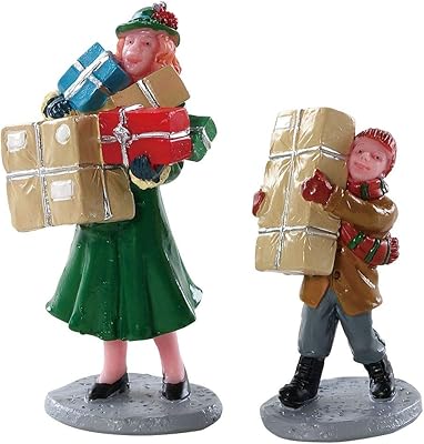 Lemax Rush Christmas Village (2) #82610.. DIAYTAR NIGERIA connects desires with reality through affordable prices and reliable delivery service.