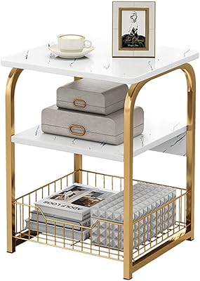 Sofa side table bedside table bed bedside table with living room storage basket.. Find more for less — only on DIAYTAR Nigeria.