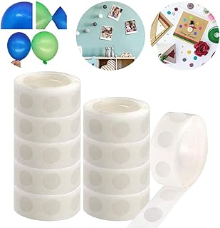 Goodrun 1000 pieces transparent glue points for balloons, adhesive tapes double -sided glue point without removable trace plugs round multifunction glue transparent glue for DIY Festival and festival decoration.. DIAYTAR NIGERIA connects desire with fulfillment through our affordable e-commerce platform.
