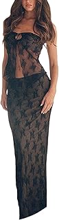 Skirt two -piece skirt without transparent lace straps for women, long tight skirt.. DIAYTAR Nigeria offers great deals, a huge product variety, and delivery in under a week.