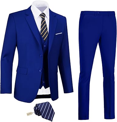 Ameox costume 3 -piece fitted cut for men, set of business wedding tuxedo with 2 buttons, jacket, vest, pants with tie.. Discover shopping simplified with DIAYTAR NIGERIA's comprehensive platform and reliable 5-8 day shipping.