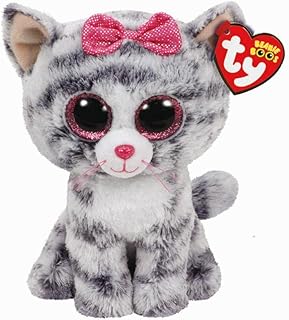 Carletto Ty - Kiki, cat with glitter eyes, Glubschis, Beanie Boos, Gris.. With DIAYTAR Nigeria, shopping online is easy, affordable, and fast.