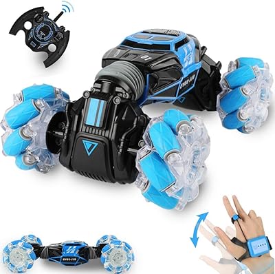 2.4 GHz remote -controlled drift car with gesture bar - All -terrain tire transformation toy with 360 -round LED lights - remote -controlled drift cars for boys (blue).. DIAYTAR NIGERIA: Where thousands of products meet affordable prices and reliable 5-8 day delivery.