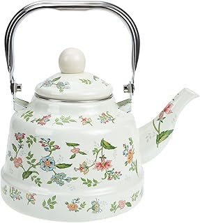 Vagili 1,7 L ceramic tea kettle, small enamel teapot, vintage teapot for stove.. Your daily needs delivered to your door — DIAYTAR Nigeria style.