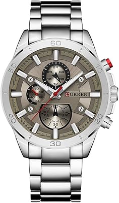 Stainless steel quartz watch CURCURN Original for men 8275.. Online shopping made simple and affordable — DIAYTAR Nigeria.