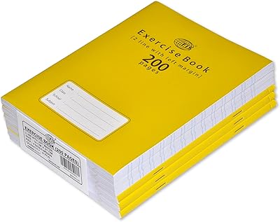 FIS FSEB2LM200N Book 2 lines with margin, 200 pages, 6 pieces, format 16.5 x 21 cm.. DIAYTAR NIGERIA: Your partner in affordable online retail with reliable shipping across Nigeria.