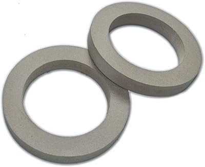 1 pair of 4-inch MDF wooden mdf loudspeaker rings for car.. DIAYTAR NIGERIA: Your trusted e-commerce partner with extensive product choices and affordable delivery.