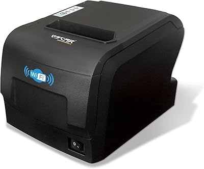 Oscar POS88W 80 mm wireless thermal receipt printer, wireless invoices and receipt printer + USB + Ethernet with automatic cutting, black.. Browse endless categories on DIAYTAR Nigeria — your items delivered in just days.