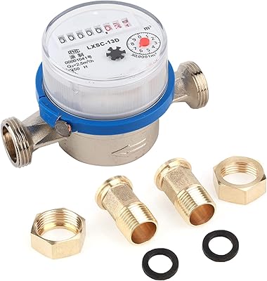 Niko cold water meter, 15 mm 1/2 "for garden and house, simple plastic cold water meter for dry water flow, dry table measurement tools.. Shop without boundaries at DIAYTAR NIGERIA, offering extensive variety at prices you'll appreciate.