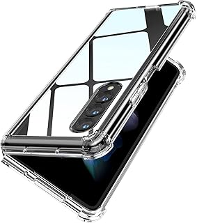 Transparent shell compatible with Samsung Galaxy Z Fold 3, [Anti-yellowing] Ultra fine transparent mobile protection shelf in rigid PC for Samsung Fold 3 5G.. Make every purchase count with DIAYTAR Nigeria — shop smart, shop fast.